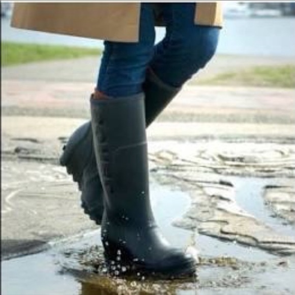 Women's Sorel Joan Boots Wedge Tall rain/snow - Picture 9 of 10